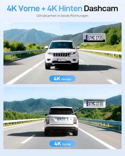 VIOFO A229 Ultra 2CH Dual 4K Dash Cam Front Rear Dual Starvis Sensor 2 IMX678 Sensors & Dual 4K HDR Car Camera, 5GHz WiFi & GPS Mobile Monitoring, Voice Control, Vision - Image 3