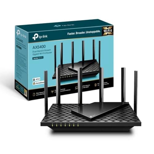 TP-Link 6 AX 5400Mbps Dual-Band WiFi Router, 5 Gigabit Ports, 6 High Performance Antennas, OneMesh, WPA3, Parental Control, 1 USB 3.0 Port, (Archer AX73) - Image 2