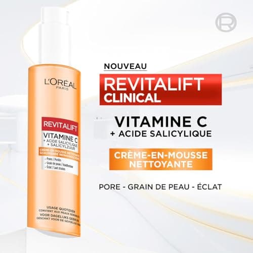 L'Oréal Paris Revitalift Clinical Nettoyant Vitamine C, Pores, Grain de peau, éclat - Image 4