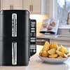 100 Pieces Air Fryer Baking Paper for Ninja Double Stack Air Fryer SL300EU, Accessories Air Fryer for Ninja Double Stack 7.6L SL300EU, Air Fryer Ninja Dish, Air Fryer Mould - Image 8