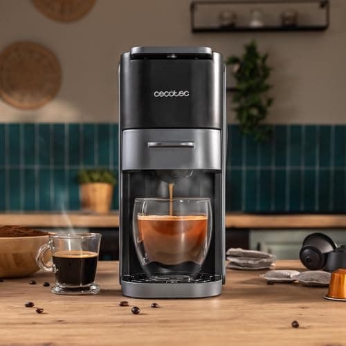 Cecotec FreeStyle Compact White Capsule Coffee Makers 4 in 1 Very Compact Espresso Maker Suitable for Ground Coffee, Dolce Gusto, Nespresso, ESE Pod and Senseo. - Image 6