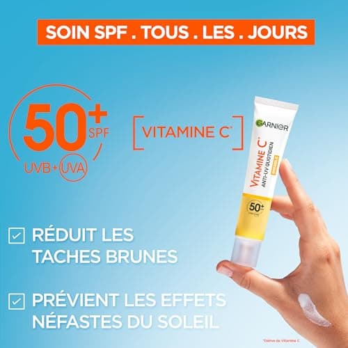 Garnier Vitamine C Anti-UV Quotidien Invisible SPF 50-40ml - Image 4