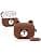 Silicone Airpods Pro Cover Cute Funny Compatible with Apple Airpods Pro [Animal Series] (Little Brown Bear) - Image 3