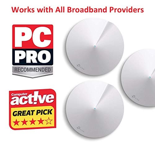 TP-Link Deco M5 Whole Home Mesh Wi-FI System, Up to 5500 sq ft Coverage, Compatible with Amazon Echo/Alexa, Antivirus Security Protection and Parental Controls, Pack of 3 - Image 3