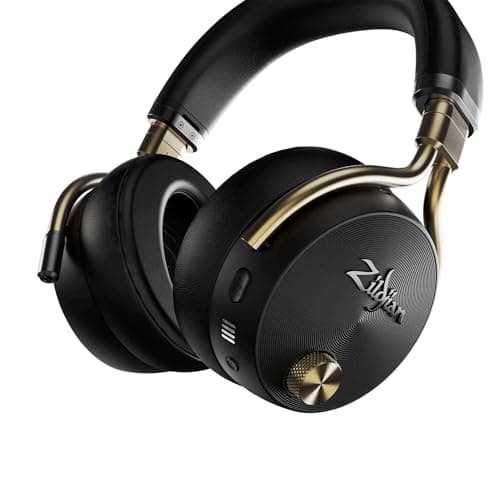 Zildjian ALCHEM-E Perfect Tune Over Ear Headset, Wireless Headphones, Active Noise Reduction with Microphone, Up to 45 Hours of Battery Life, Black - Image 5