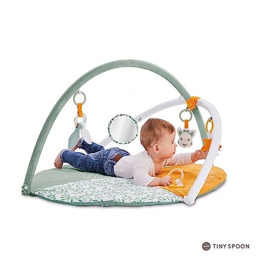 Sophie la Girafe - 2-in-1 double-sided play mat - play mat - age stage photo mat - activity set for children - Removable arches with fun activities, multicoloured, one size - Image 5