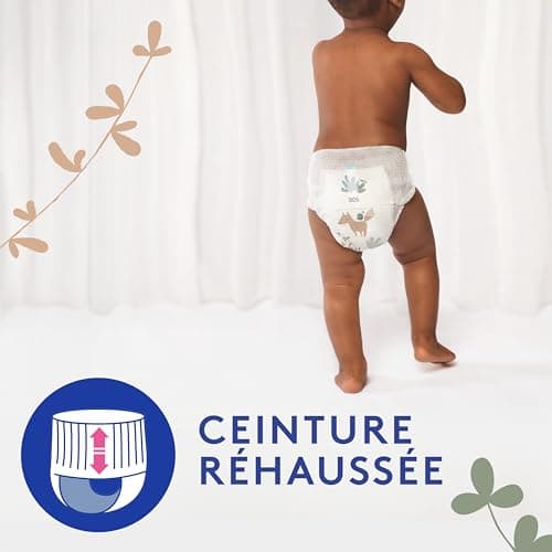 Lotus Baby Douceur & Confort - Couches-culottes Bébé Taille 5 (enfant 12-20 kg) Pack 1 Mois - 120 Culottes - Image 4