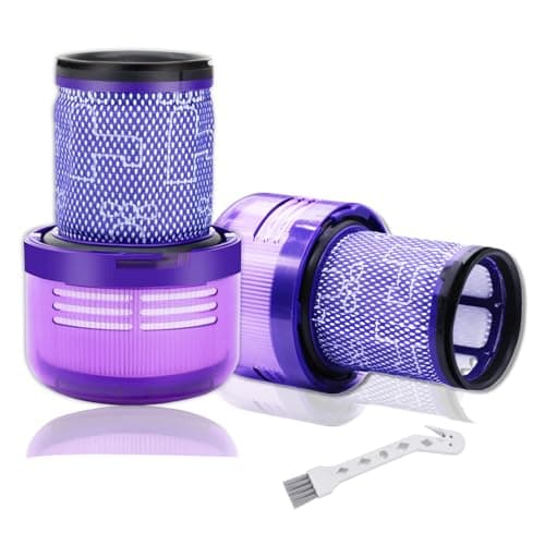 V12 Replacement Filter for Dyson V12 Detect Slim Absolute Vacuum Cleaner, Chonphan Hepa Filter V12 Washable with Cleaning Brush, Replaces # 971517-01 (2 Pieces) - Image 2