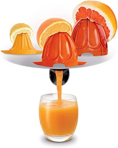 Moulinex PC603D10 Vitapress Direct Serve 3 Cones-Citrus Press Metallic Grey/Black 100W - Image 8
