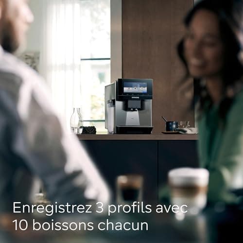 Siemens EQ900 Automatic Coffee Machine, BaristaMode, eGrinder, 6.8 Inch iSelect Display, Home Connect App, Stainless Steel, TQ903R03 - Image 7