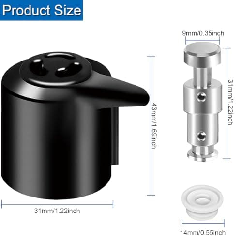 Instant Pot Duo 3, 5, 6 Quart, Duo Plus 3, 6 Quart (QT) Replacement Parts Including Steam Release Handle, Floating Valve & Silicone Caps Accessory Kit - Image 8