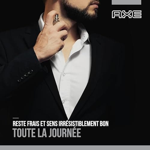 AXE - Eau de toilette Black - Efficacité et fraîcheur 24h - Parfum énergisant au bois de cèdre intense et baies noires - 100ml - Image 6
