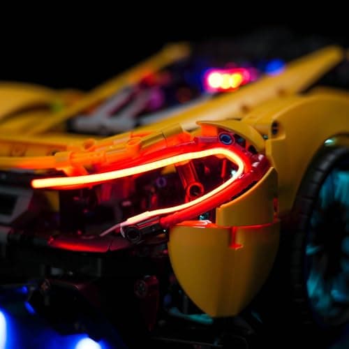 LED Lighting Kit for Lego Technic 42172 McLaren P1, Decorative Lighting Kit, Creative Toy, Standard Version (No Model) - Image 8