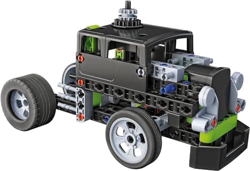 Clementoni - Construction Set for Children 8 years - Hot Rod and Racing Truck - My Mechanical Workshop - Scientific Game - Made in Italy - Image 5
