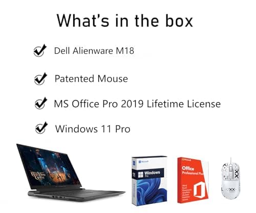Dell Alienware M18 R2 Gaming Laptop, 18" QHD+ (2560x1600) 165Hz, Intel 24-Core i9 14900HX, GeForce RTX 4090, 64GB DDR5, 8TB SSD, FHD Camera, Backlit Keyboard, Office 2019, Win11 - Image 4