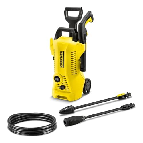 Kärcher K 2 Power Control High Pressure Washer, Pressure: Max. 110 Bar, Flow Rate: 360 l/h, Surface: 20 m²/h, Water Filter, Weight: 4 kg, High Pressure Gun and Hose, Rotabuse, Lance - Image 2