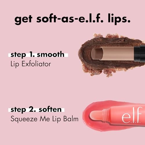 e.l.f. Squeeze Me Baume à lèvres hydratant pour un teint clair de couleur, infusé avec de l'acide hyaluronique, végétalien et sans cruelty, gel à la vanille - Image 8