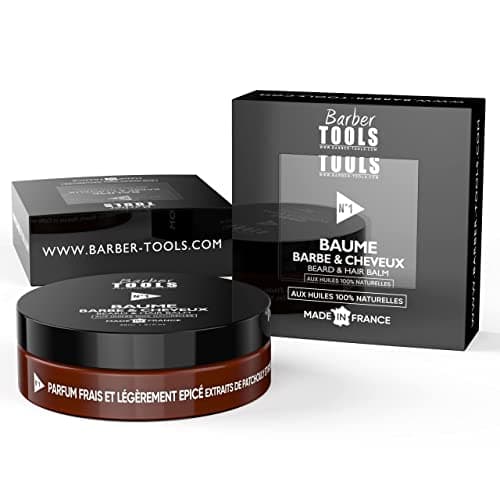 Beard & Hair Balm | N°1 | with 100% natural oils - Made in France - Nourishes, hydrates and structure. Based on 2 waxes, 2 butters, 5 vegetable oils, 2 essential oils, vitamin E (30 ml) - Image 4