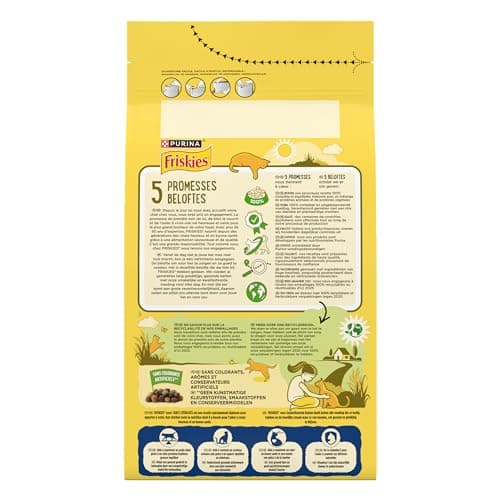 FRISKIES | Cat | Complete dry food for sterilized adult cats | Turkey, Lamb and Vegetables | Complete food for sterilized cats | Bag | 1.5 kg - Image 5