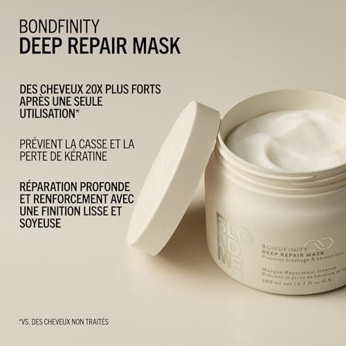 Schwarzkopf Professional BLONDME Bondfinity Deep Repair Mask Strengthening Hair Mask Creating Bonds Smoothing And Protecting Porous Hair Moisturizing And Softening 200ml - Image 4