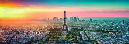 Clementoni | Puzzle Paris 1000 Pieces for Adults | European City Panorama 98 x 33 cm | Poster Included | Recycled Materials | Relaxing Game Relaxing Collection - Image 3