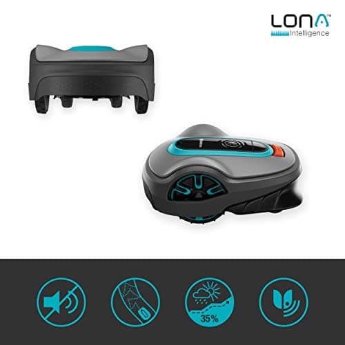 Gardena SILENO Life Smart Robot Mower 1000 m² Set: Innovative Lona AI Technology, Via Application Adjustment, SensorControl, for 35% Max Slopes, Smart Gateway, FR-Version (19702-66) - Image 8