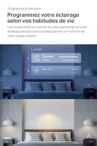 Tapo Ampoule Connectée WiFi, Ampoule LED GU10 Multicolore 2200K-6500K, Dimmable 350 Lumens, 3.7W équivalent à 50W, Compatible avec Alexa et Google Home, Economie d'énergie, L630(2-pack) - Image 8
