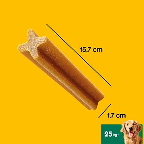 Pedigree DENTASTIX 56 Bâtonnets à Mâcher pour Grand Chiens 25kg+, 8 Sachets de 7, Saveur Poulet et Bœuf, Détartrage Dentaire Chien, Soins Dentaires pour Chien - Image 7