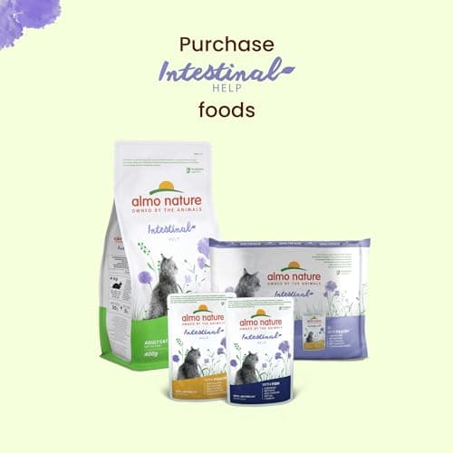 Almo Nature Functional - Intestinal Help - Wet Food for Adult and Mature Cats with Intestinal Sensitivity - Poultry - Microbiota Support - 70 g (Pack of 30) - Image 6