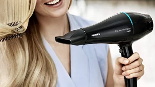 Philips Thermoprotect Professional Hair Dryer, AC Motor, Ion Care, 9 mm Nozzle and 6 Speed, ThermoProtect Temperature, 2100 W, Black and Turquoise (Model BHD272/00) - Image 8