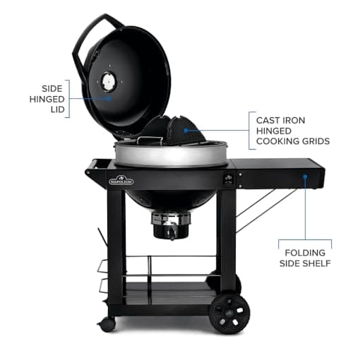 Napoleon - Kettle Pro Charcoal Barbecue 57 cm on Trolley - Image 7