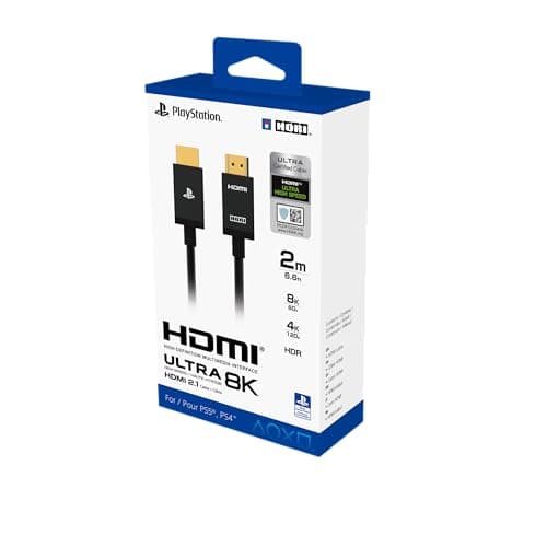HORI 8K Ultra High Speed HDMI 2.1 Cable for Playstation 5 – Official Sony License - Image 2