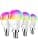 ANWIO 6W E14 Smart Dimmable WiFi LED Bulb, 40W 470Lm, Compatible with Google Home Alexa Tuya Smart Life App, Frosted RGB, No Hub Required, 4 Packs - Image 2