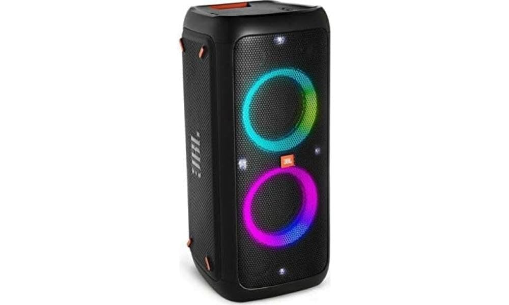 JBL PartyBox 310 Wireless Bluetooth Speaker with Built-in Dynamic Lighting, Karaoke Mode, Powerful Bass and JBL App Support - Black - Image 9