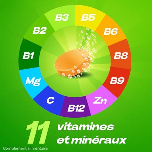 Berocca Energie Orange - Multivitamins and Minerals - Vitamin C, B3, B5, B1, B12, Calcium, Magnesium and Zinc - Dietary Supplement - Helps Reduce Fatigue - 2x45 Effervescent Tablets - Image 8