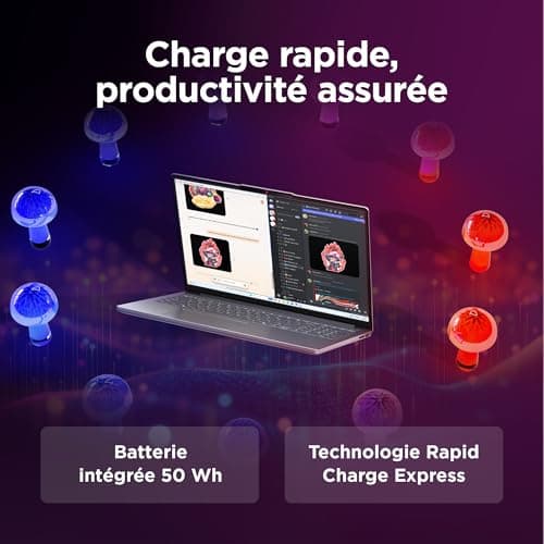 Lenovo IdeaPad Slim 3 16IRH10 – 16 Inch WUXGA Laptop (Intel Core i5-13420H, 16GB RAM, 512GB SSD, Intel UHD Graphic, Windows 11 Home) French AZERTY Keyboard – Grey - Image 7