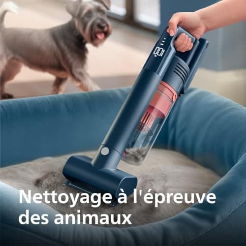 Philips SpeedPro Max 5000 Series Cordless Vacuum Cleaner, Pet Brush, Powerful Suction, 60 Min Runtime, Brush with LED Lights, Aqua Module, Crevice Tool and Combination Accessories (XC5142/01) - Image 6