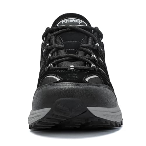 Kricely Men's Hiking Low Shoes Walking Shoe High Top Climbing Mountaineering Outdoor Trekking Men's Trail Shoe for Sports Sneakers - Image 3