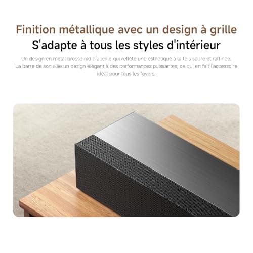 XIAOMI Soundbar Pro 2.0ch, Barre de Son TV avec 4 Haut-parleurs, Basses Profondes avec woofer intégré, Canal 2.1, supporte Dolby Audio™, HDMI Arc/Optique/Bluetooth, télécommande - Image 8