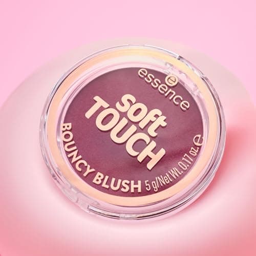 essence soft TOUCH BOUNCY BLUSH 40 roses in berry, cream-to-powder blush, cold berry shade, matte finish, soft and caring texture, 5 g - Image 8
