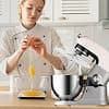 Mixer Splash Guard for KitchenAid, Mixer Head Splash Guard, 5.5 Inch Mixer Blender Blender, Whisk Wiper Scraper for 6 Wire Whisk, Mixing Accessory - Image 5