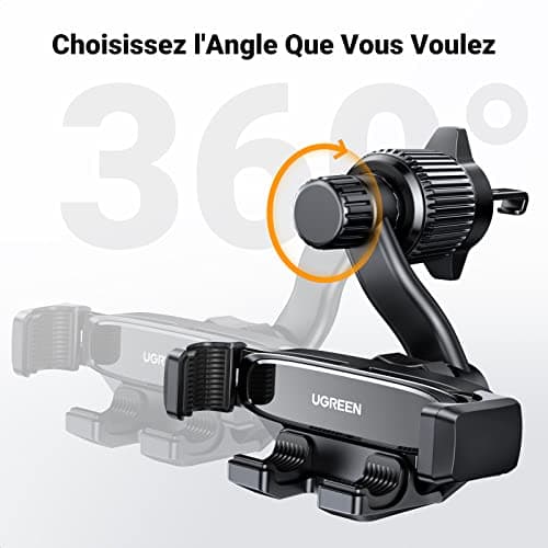 UGREEN Car Phone Holder Gravity Ventilation Door Smartphone Automobile Grille Air Vent Portable Car Mount Holder Compatible with iPhone 17 Pro Max Air 16 15 14 Galaxy S25 Ultra S24 - Image 4