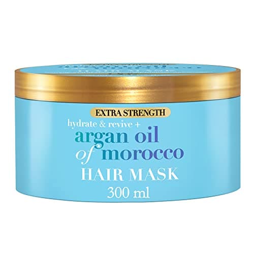 OGX - Masque Capillaire Extra Force Hydratant & Revitalisant + Huile d'Argan du Maroc (pot de 300 ml)–Masque cheveux hydratant et réparateur pour cheveux abîmés–Masque riche pour des cheveux éclatants - Image 3