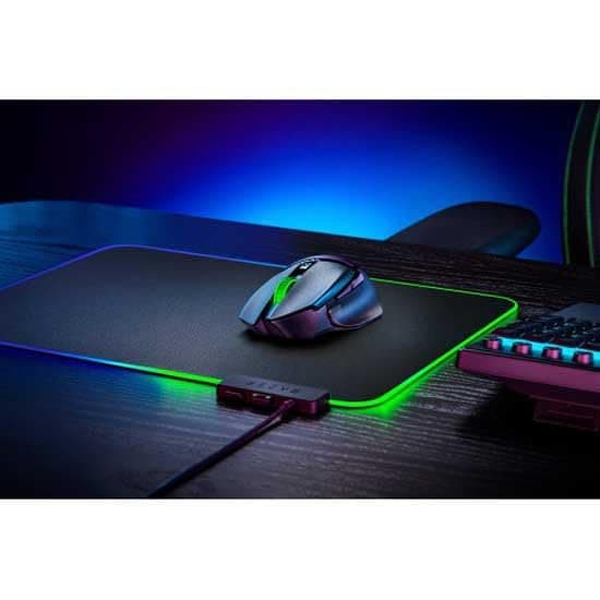 Razer Basilisk V3 X Hyperspeed Wireless Gaming Mouse (Ergonomic Iconic Shape with 9 Programmable Buttons, HyperSpeed Wireless, 5G Advanced Optical Sensor, 18K) Black - Image 3