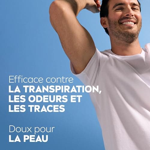 NIVEA MEN Déodorant Spray Black & White Invisible (1 x 200 ml), déodorant homme anti-traces blanches et jaunes, anti-transpirant anti odeur & humidité, protection efficace 72 h, sans alcool - Image 4