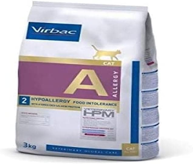 Virbac Virbac Veterinary HPM Vet A2 Allergy Salmon Cat Bag 3 kg