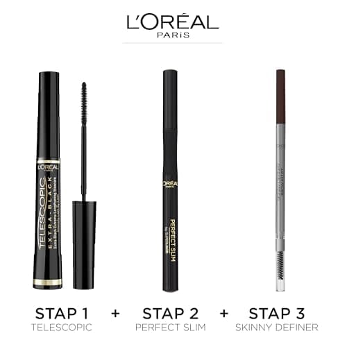 L'Oréal Paris Telescopic Mascara - Intense Black - Flexible Comb Brush - Intensifying Cream Formula - Colour: Carbon Black - Image 5