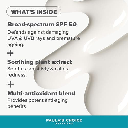 Paula's Choice RESIST Anti Age Crème de Jour SPF 50 - Crème Solaire Hydratante pour Visage - Eliminé les Points Noirs, Anti Rides avec Vitamine E - Peaux Mixtes à Grasses - 60 ml - Image 8