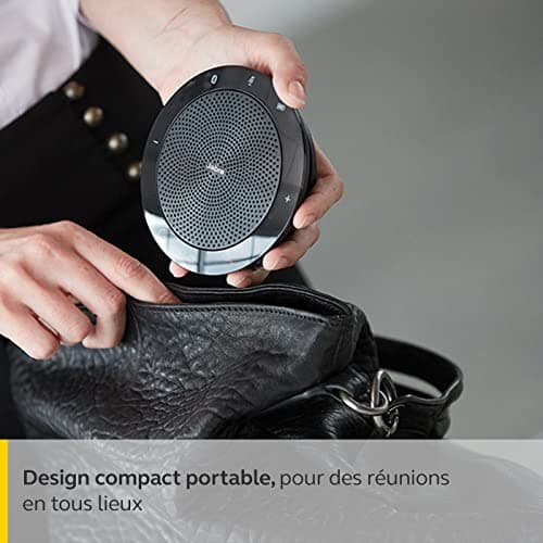Jabra Speak 510 Speaker — Portable Bluetooth Speaker, Conference Speaker — Connects to Laptops, Smartphones and Tablets — USB Plug - Image 7
