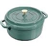 Staub - Round Cast Iron Casserole with Spiked Lid 24 cm Eucalyptus - STAUB - Image 2
